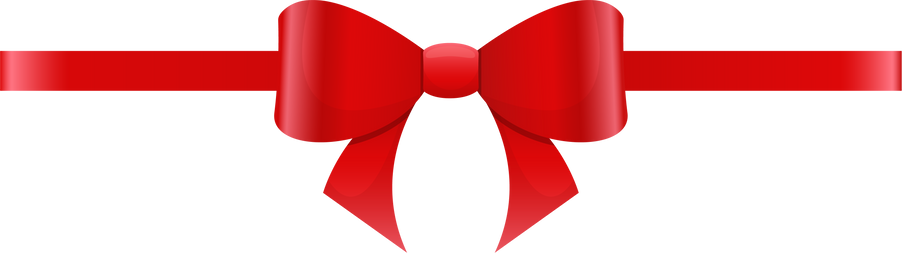 Red Ribbon Knot Banner
